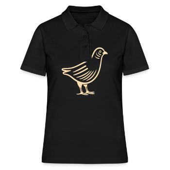 quail small quail bird - Women's Polo Shirt - black - Front - Ailine (174cm)