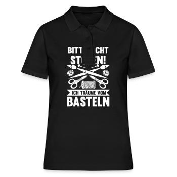 Bastler Basteln - Frauen Polo Shirt - Schwarz - Vorne - Ailine (174cm)