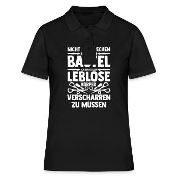 Bastler Basteln - Frauen Polo Shirt - Schwarz - Vorne - Ailine (174cm)