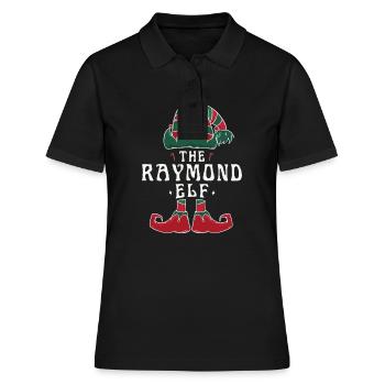 Raymond Elf Familie Passende Gruppe Weihnachten Papa - Frauen Polo Shirt - Schwarz - Vorne - Ailine (174cm)