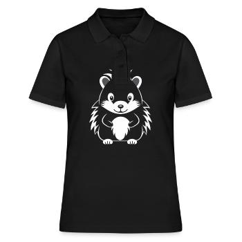 Skunk - Women's Polo Shirt - black - Front - Ailine (174cm)