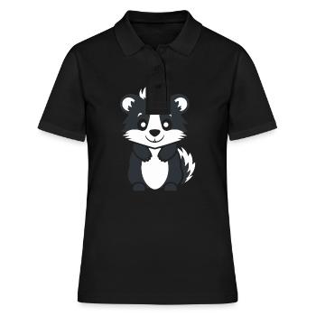 Skunk - Women's Polo Shirt - black - Front - Ailine (174cm)