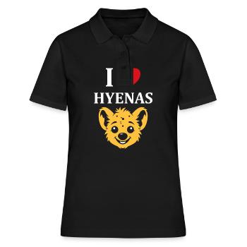 hyène - Polo Femme - noir - Devant - Ailine (174cm)