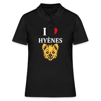 hyène - Polo Femme - noir - Devant - Ailine (174cm)