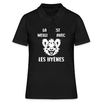 hyène - Polo Femme - noir - Devant - Ailine (174cm)