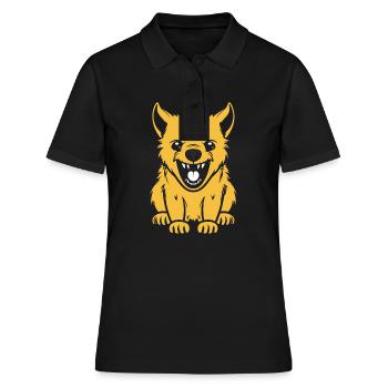 hyena - Women's Polo Shirt - black - Front - Ailine (174cm)