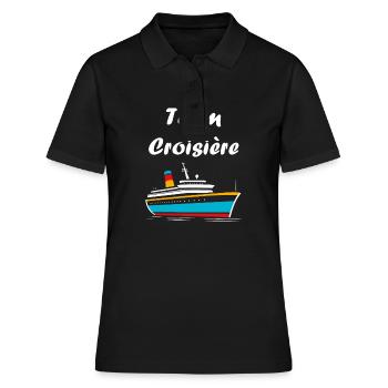Team Croisière - Polo Femme - noir - Devant - Ailine (174cm)