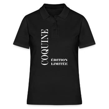 Coquine 8 - Polo Femme - noir - Devant - Ailine (174cm)