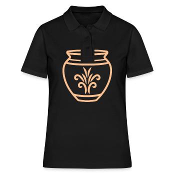 Pottery - Women's Polo Shirt - black - Front - Ailine (174cm)