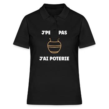 Poterie - Polo Femme - noir - Devant - Ailine (174cm)