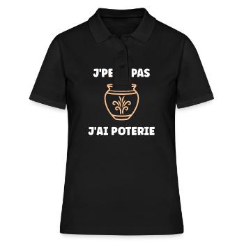Poterie - Polo Femme - noir - Devant - Ailine (174cm)