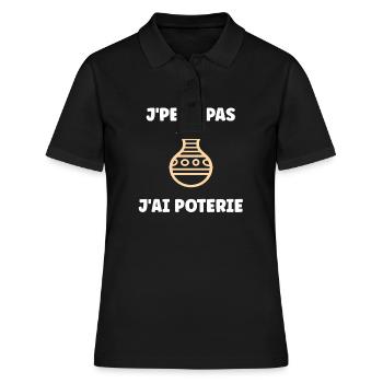 Poterie - Polo Femme - noir - Devant - Ailine (174cm)