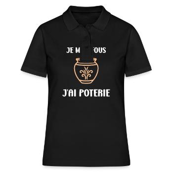 Poterie - Polo Femme - noir - Devant - Ailine (174cm)