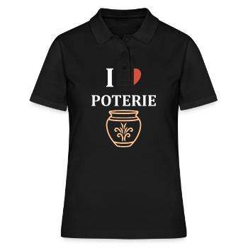 Poterie - Polo Femme - noir - Devant - Ailine (174cm)