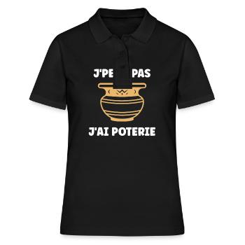 Poterie - Polo Femme - noir - Devant - Ailine (174cm)