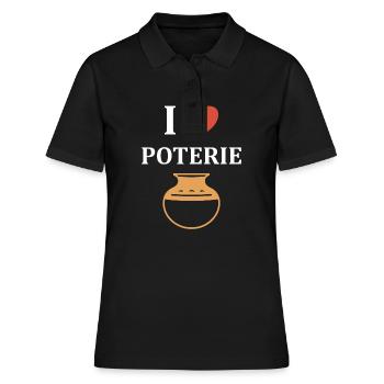 Poterie - Polo Femme - noir - Devant - Ailine (174cm)
