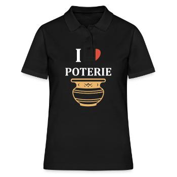 Poterie - Polo Femme - noir - Devant - Ailine (174cm)