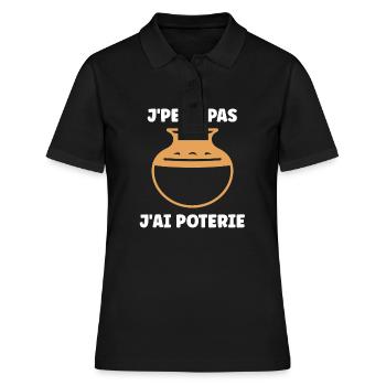 Poterie - Polo Femme - noir - Devant - Ailine (174cm)