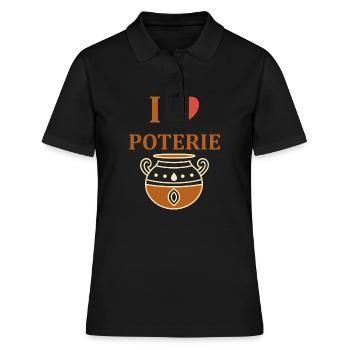 Poterie - Polo Femme - noir - Devant - Ailine (174cm)