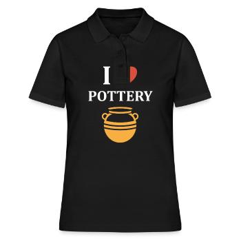 Poterie - Polo Femme - noir - Devant - Ailine (174cm)
