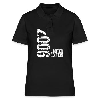Limitierte Auflage 2006 Herren Junge 18 Jahre Vintage - Frauen Polo Shirt - Schwarz - Vorne - Ailine (174cm)