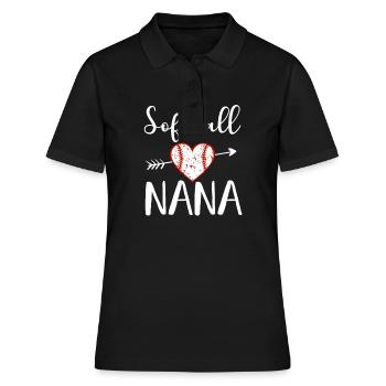 Balle molle Nana - Polo Femme - noir - Devant - Ailine (174cm)