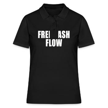 Flux de trésorerie disponibles - Polo Femme - noir - Devant - Ailine (174cm)