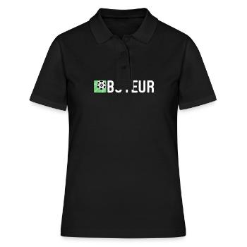 Buteur - Pour les attaquants au football - Polo Femme - noir - Devant - Ailine (174cm)