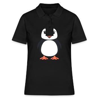 macareux - Polo Femme - noir - Devant - Ailine (174cm)