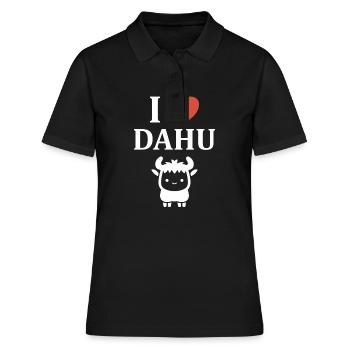 dahu - Polo Femme - noir - Devant - Ailine (174cm)