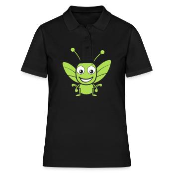 Grasshopper - Women's Polo Shirt - black - Front - Ailine (174cm)
