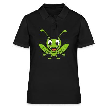 Grasshopper - Women's Polo Shirt - black - Front - Ailine (174cm)