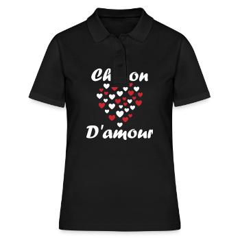 Chaton - Polo Femme - noir - Devant - Ailine (174cm)