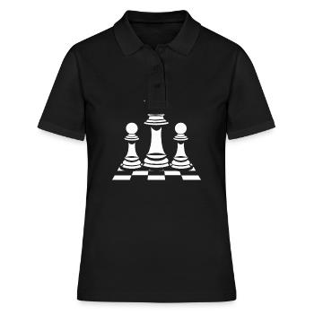 Chess Games - Women's Polo Shirt - black - Front - Ailine (174cm)