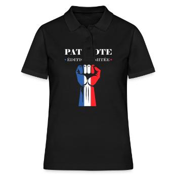 Patriot Limitierte Auflage - Frauen Polo Shirt - Schwarz - Vorne - Ailine (174cm)
