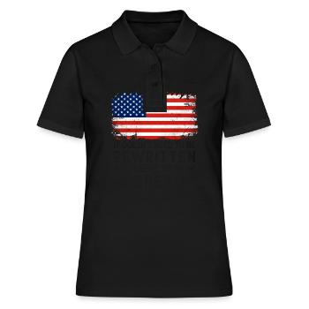 Patriot US Flag Constitution of the USA Needs To - Women's Polo Shirt - black - Front - Ailine (174cm)