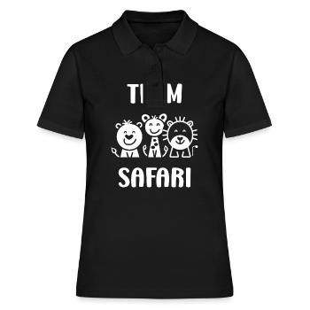 Team safari - Polo Femme - noir - Devant - Ailine (174cm)