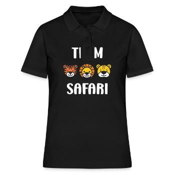 Team safari - Polo Femme - noir - Devant - Ailine (174cm)