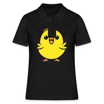 Canary - Women's Polo Shirt - black - Front - Ailine (174cm)