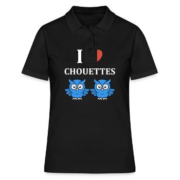 Netter Humor - Frauen Polo Shirt - Schwarz - Vorne - Ailine (174cm)