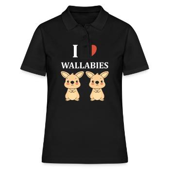 Wallaby - Polo Femme - noir - Devant - Ailine (174cm)