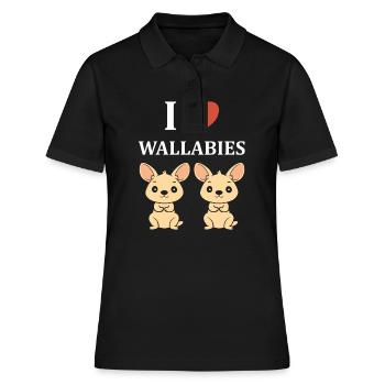 Wallaby - Polo Femme - noir - Devant - Ailine (174cm)