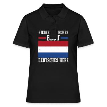 Néerlandais Allemand Pays-Bas Pays-Bas - Polo Femme - noir - Devant - Ailine (174cm)