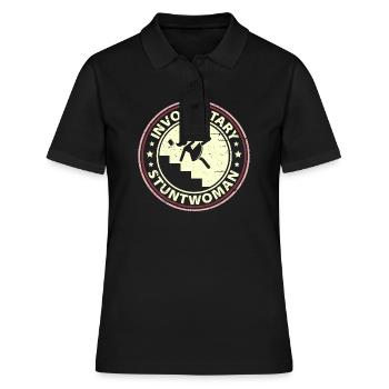 Cascadeuse involontaire - Polo Femme - noir - Devant - Ailine (174cm)