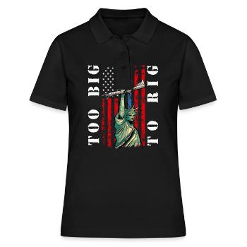 Trop gros pour truquer 2024  dit  24 - Polo Femme - noir - Devant - Ailine (174cm)