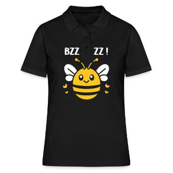 Abeille - Polo Femme - noir - Devant - Ailine (174cm)