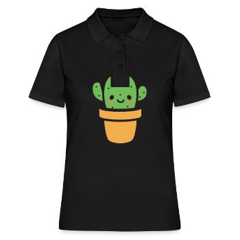 Cactus - Polo Femme - noir - Devant - Ailine (174cm)