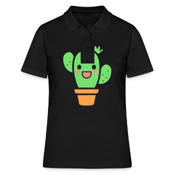 Cactus - Polo Femme - noir - Devant - Ailine (174cm)