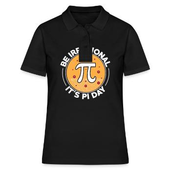 Happy Pi Day Soyez irrationnel C’est Pi Day Math - Polo Femme - noir - Devant - Ailine (174cm)