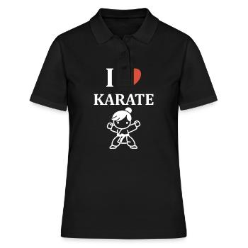 karate - Polo Femme - noir - Devant - Ailine (174cm)